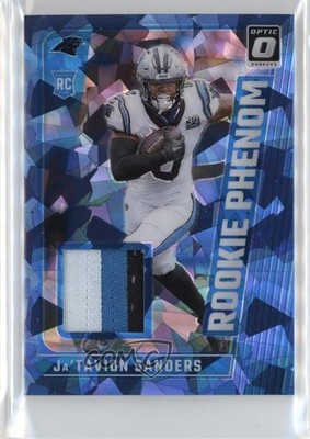 2024 Donruss Optic Rookie Phenom Ice Prizm 45/49 Ja'Tavion Sanders RC 19bs