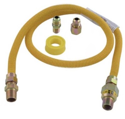 NEW Eastman 1/2  OD Gas Dryer Connector Kit 48  Length