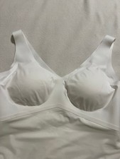 Honeylove LiftWear Tank, Shapewear Top W/ Built-in Wireless Bra, Sz 1X, white