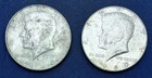 1968-D, 1969-D Kennedy Half dollars - 40% silver  - combined shipping avail.