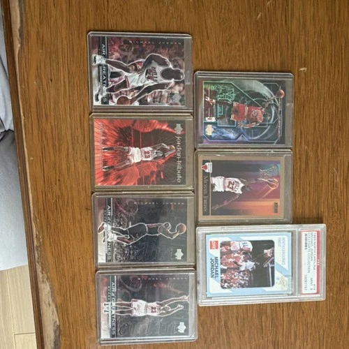 Michael Jordan 23-Card Insert Lot: Refractor Holo, Jordan Tribute, PSA 9 UNC!!