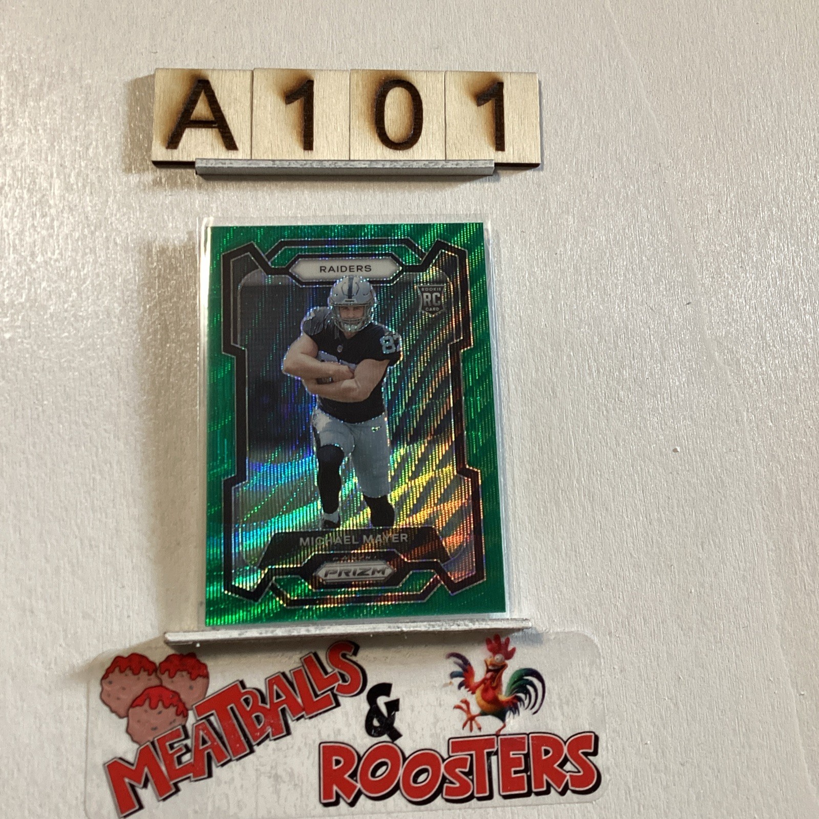 2023 Panini Prizm Michael Mayer #361 Rookie Green Wave Prizm