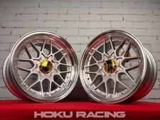 18 Zoll HAXER HX025 BBS RS 2 Style Felgen 9J+10J Silber für Mercedes 5x112 18 Zoll HAXER HX025 BBS RS 2 Style Felgen 9J+10J Silber für Mercedes 5x112