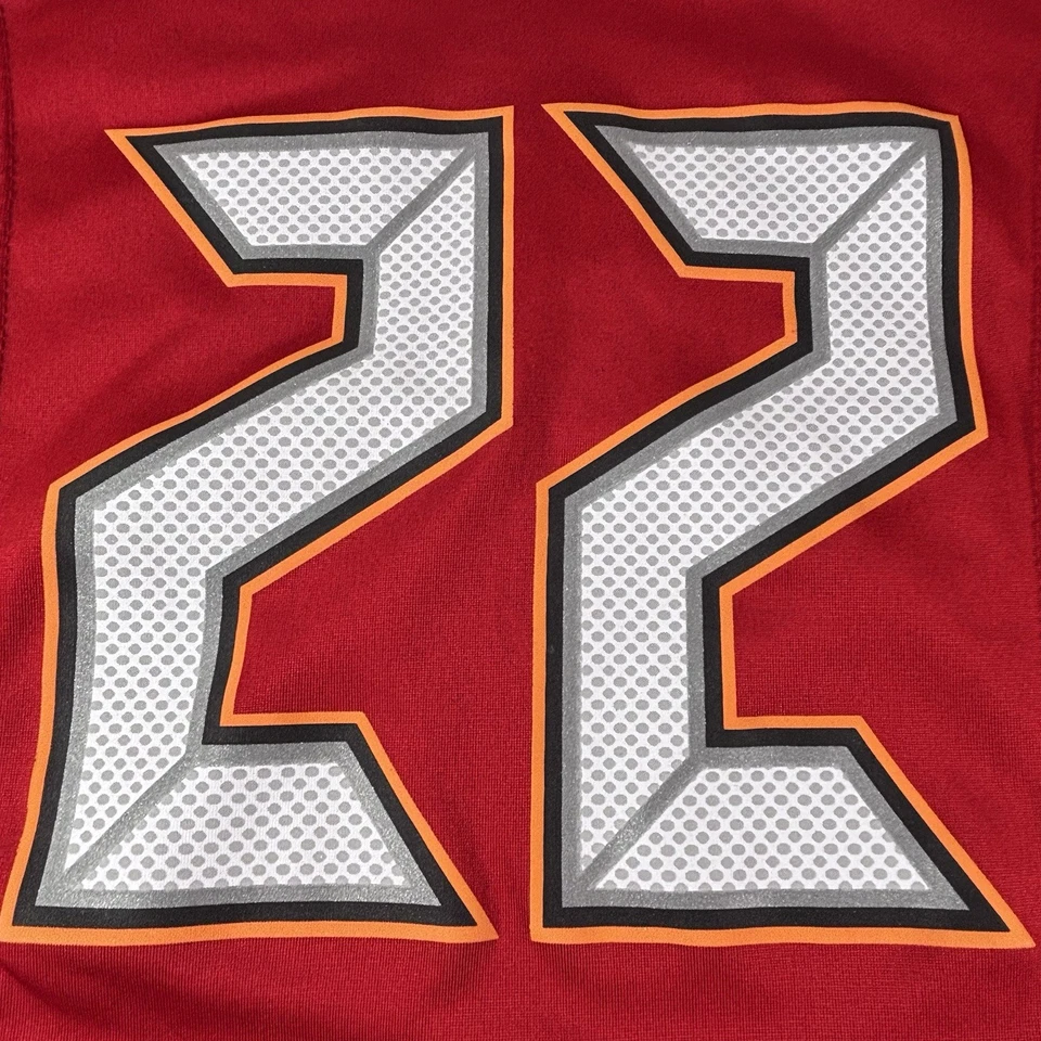 Camiseta deportiva juvenil Nike On Field Tampa Bay Buccaneers #22 Martin talla pequeña Foto 3 de 4