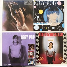 IGGY POP - NEW VALUES/SOLDIER/PARTY LIKE NEW CDS