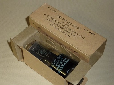Sylvania JAN-CHS-6SL7GT  NOS NIB  Doppel-Triode / gut geprüft auf Funke W19S