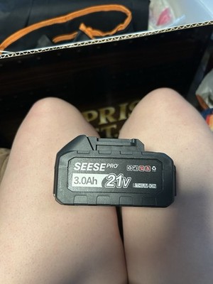 SEESE PRO 21V 3.0Ah Lithium-Ion Li-Ion Power Tool Battery Black Replacement