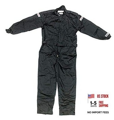 G-Force 4125BK GF 125 XX-Large Single Layer Racing Suit XXL Black