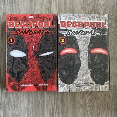 Deadpool Samurai Vol 1 & 2 Manga Set Marvel Comics Graphic Novels Sanshiro