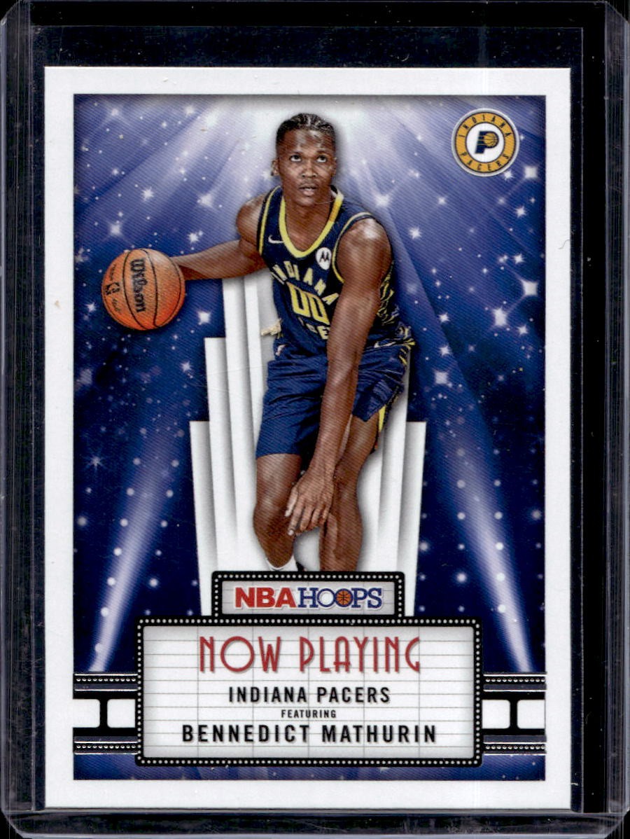 Bennedict Mathurin 2022-23 Panini NBA Hoops #6 Now Playing Rookie Qty