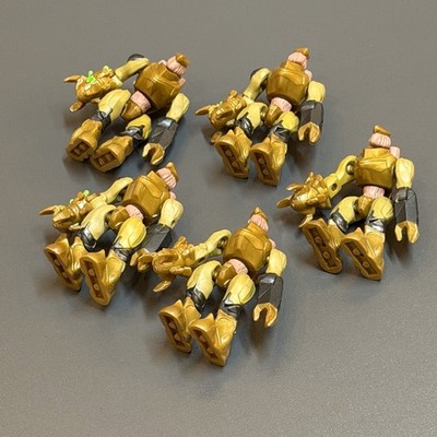 Spike Has Broken~ Rare Lot 5 HALO MEGA BLOKS GOLD COVENANT HUNTER Figure 97082 J