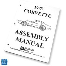 1973 Corvette Factory Gm Assembly Manual Each Loose Leaf Unbound 1973 Corvette Factory Gm Assembly Manual Each Loose Leaf Unbound