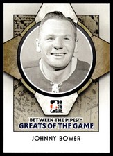 2008-09 In The Game Between Pipes Johnny Bower Toronto Maple Leafs #77