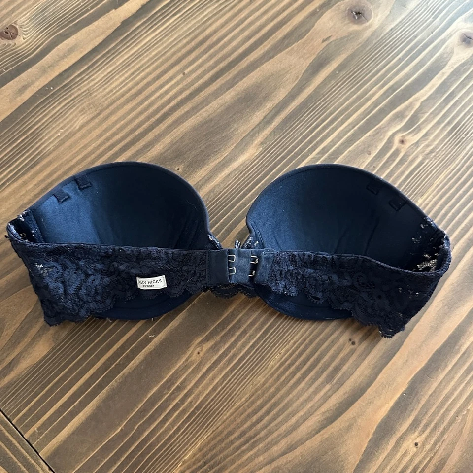 Women's Gilly Hicks Bra Size 34A Navy Blue - Image 3 of 4