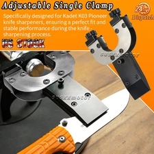 Single Clamp Fixed Angle Knife Sharpener For Kadet K03 Pioneer Adjustable Design