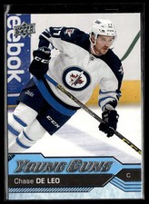 2016-17 Upper Deck Young Guns Chase De Leo Rookie Winnipeg Jets #485