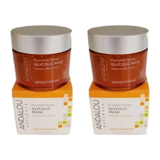 Andalou Pumpkin Honey Glycolic Brightening Mask 1.7oz LOT of 2 New in Box