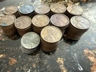 1910-1949 Lincoln wheat penny lot of 115 coins with 7 steel coins