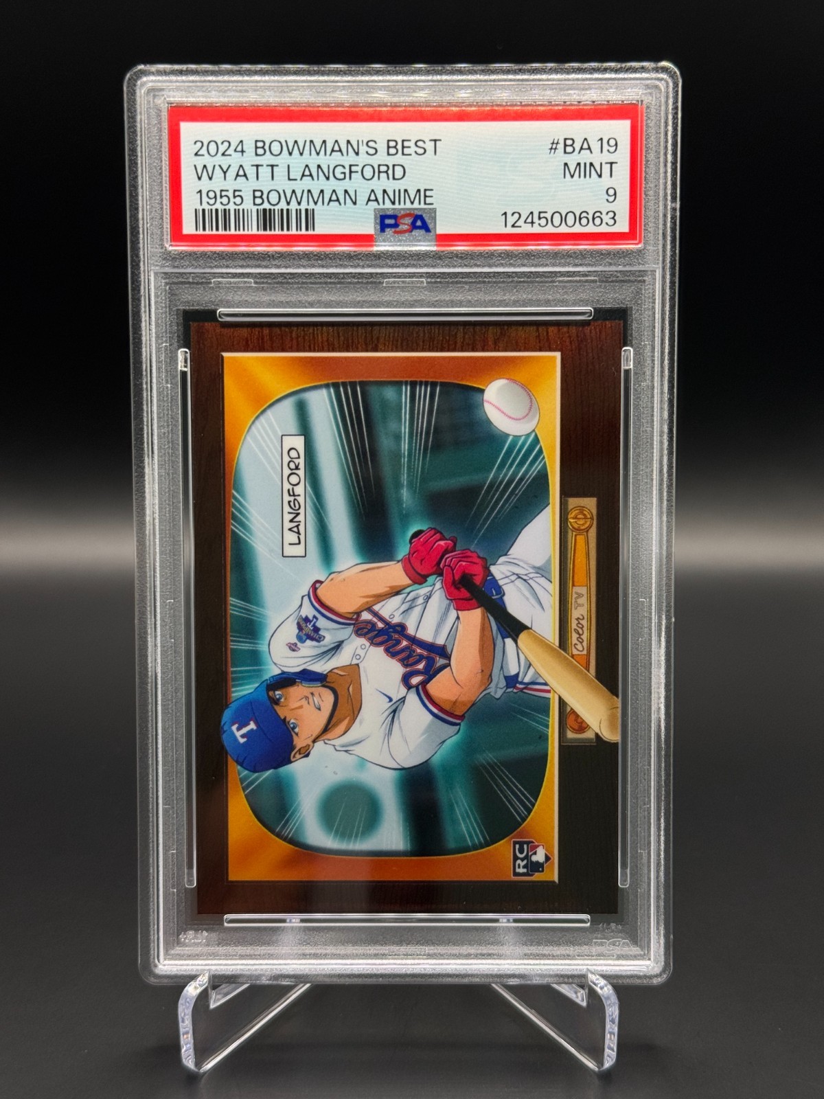 2024 Bowman's Best - 1955 Bowman Anime Wyatt Langford #BA-19 (RC)