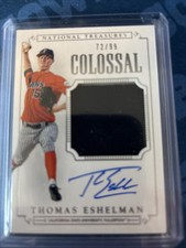 2015 Thomas  Eshelman, Autograph, Patch, Orioles, California Fullerton, 0192