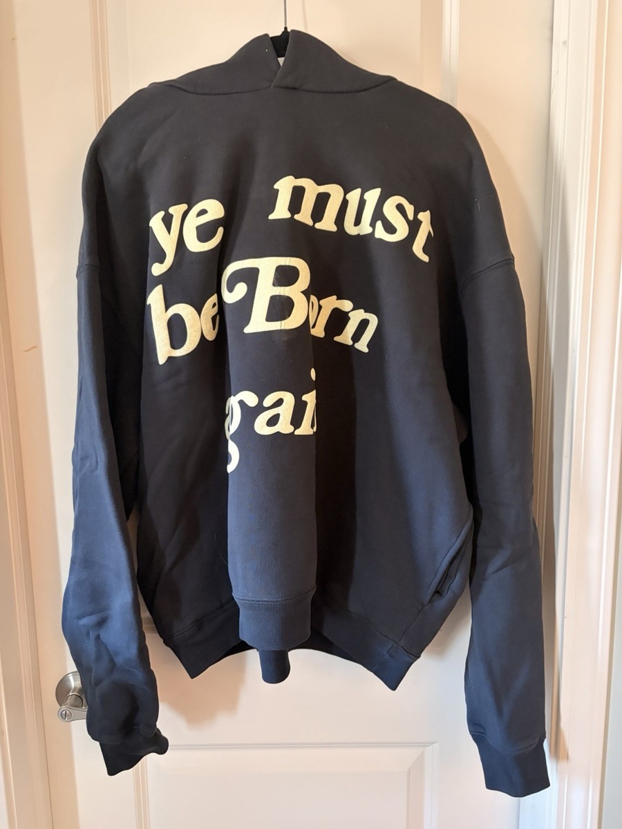 Cactus Plant Flea Market Ye Must Be Born Again Hoodie Large Black