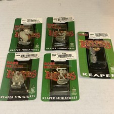 Dark Heaven Legends Metal Miniature Figures Reaper Lot Dantrag  Marda