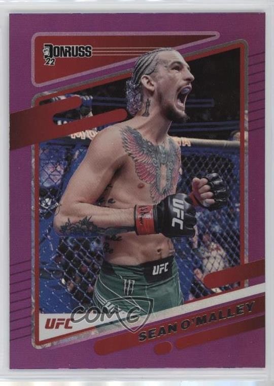 2022 Donruss UFC Purple Flood Sean O'Malley #48 16tx