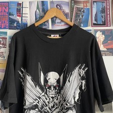 Vintage Marvel Wolverine T Shirt Size XL Signal Black Comic 1994 big graphic