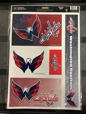 Washington Capitals Wincraft Ultra Decals 5 Decal Sheet 