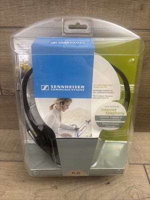 Sennheiser PC 20 Single Sided Wired Headset For PC. (500904) New And Sealed!