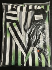 Adult Size XL Beetlejuice Costume White Black and Green Suit - BNIB