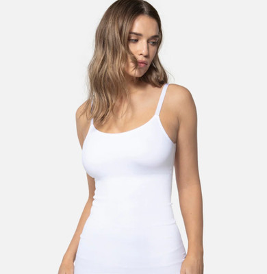 Underoutfit Everyday Shaping Smoothing Cami Tank Adjustable Straps #680 White XL