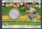 2021 Upper Deck SP Game Used Edition Tiger Woods Sand Relics Golf Card