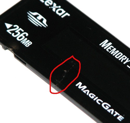 Lexar Media Platinum Memory Stick Pro 256MB MS256-40-120 (Singapore) - Picture 2 of 3