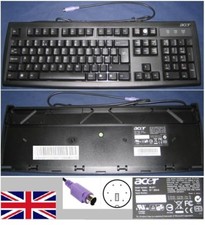 Keyboard Qwerty UK Acer KB-2971 KB2971 KB.KBP03.228 KBKBP03228 Port PS/2