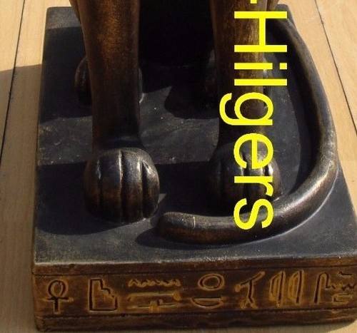 Ägyptische Katze Figur Bastet Skulptur Dekoration Deko Gartenfigur 2801 Fa110 - Picture 3 of 4
