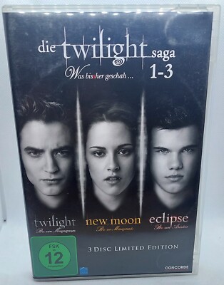 DVD - Die Twilight Saga 1-3 - (3 Disc Limited Edition) +++ Top Zustand