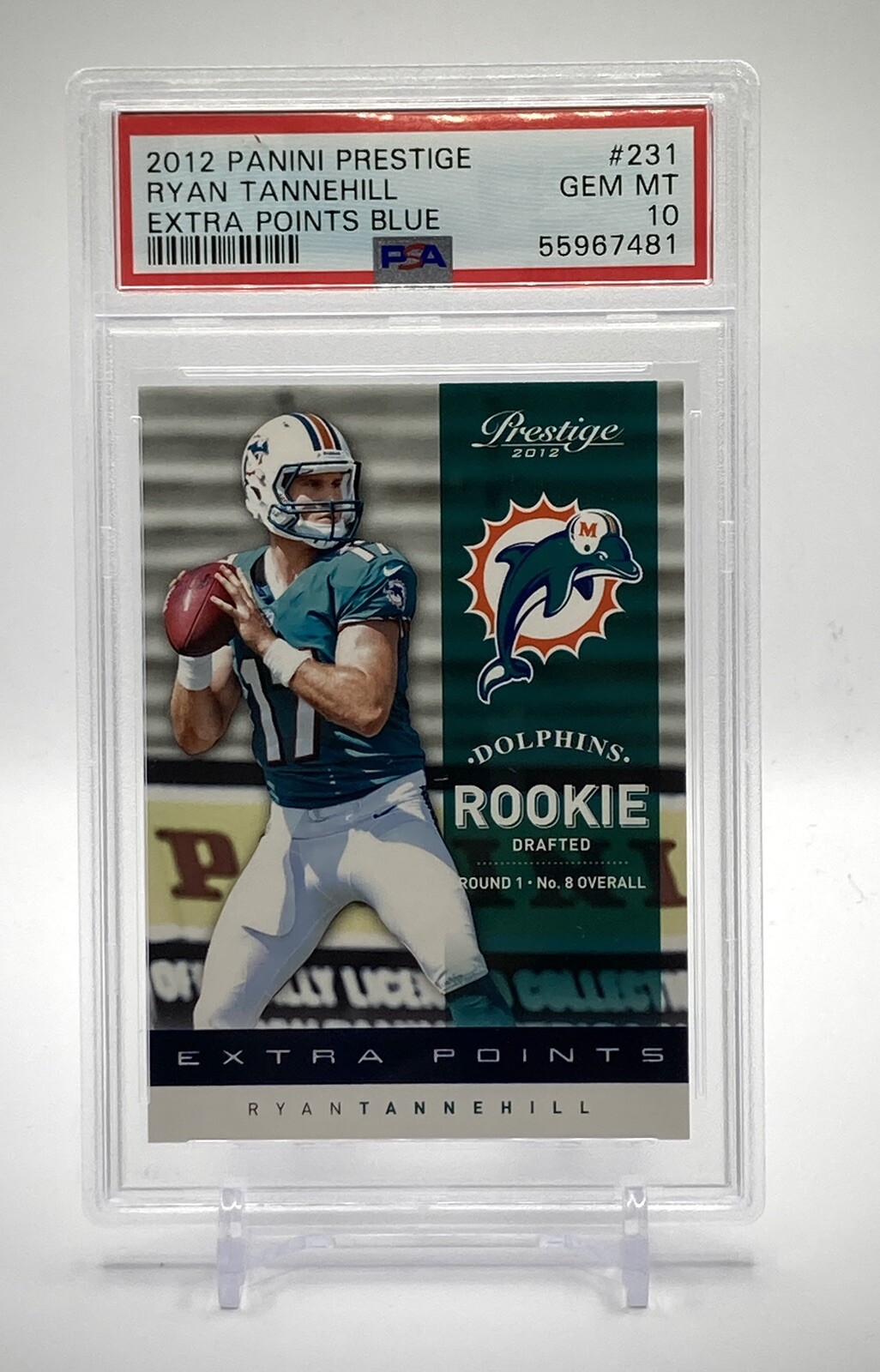 Ryan Tannehill Panini Prestige #231 Extra Points Blue