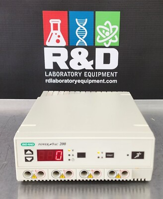 #ad Bio Rad PowerPac 200 Electrophoresis Power Supply 120v FULLY TESTED $190.00