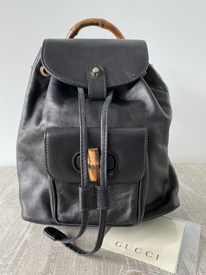 gucci bamboo backpack