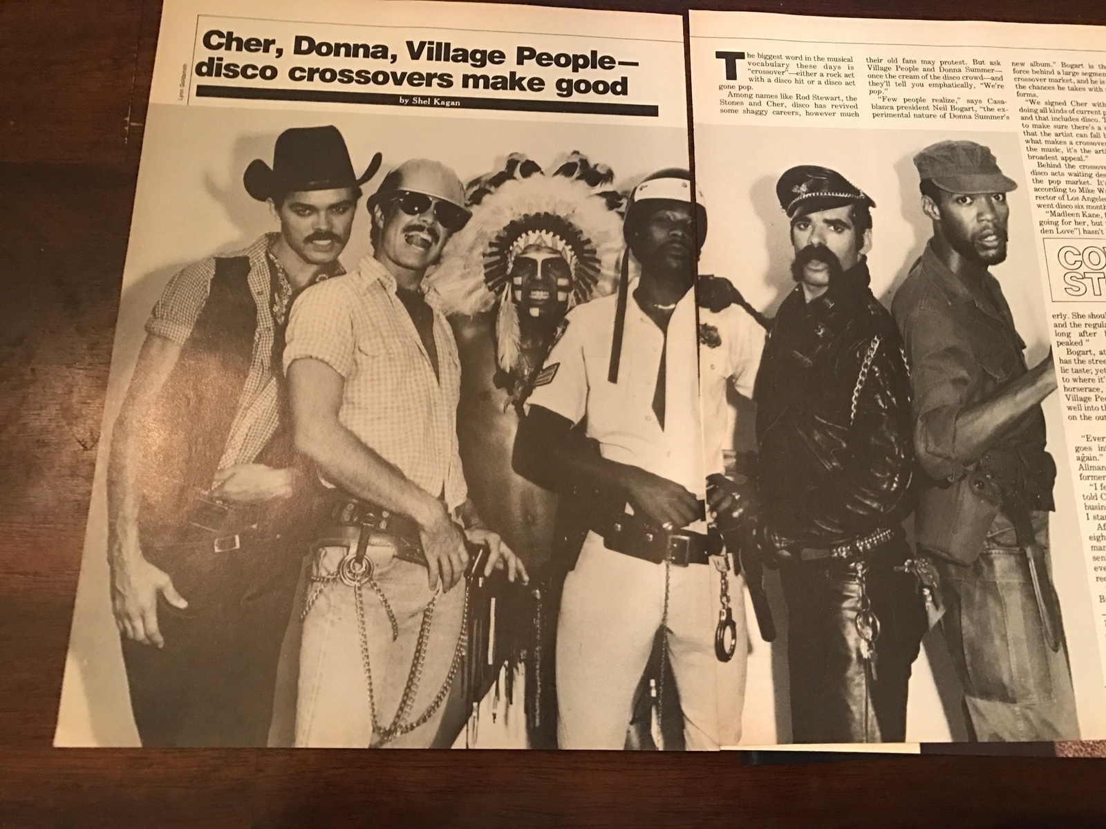 1979 VINTAGE 5PG PRINT ARTICLE DISCO CROSSOVERS CHER,DONNA SUMMER