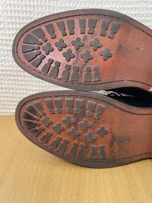 Moretti Black Label Birmingham Wingtip Boots Leather Men display picture 3