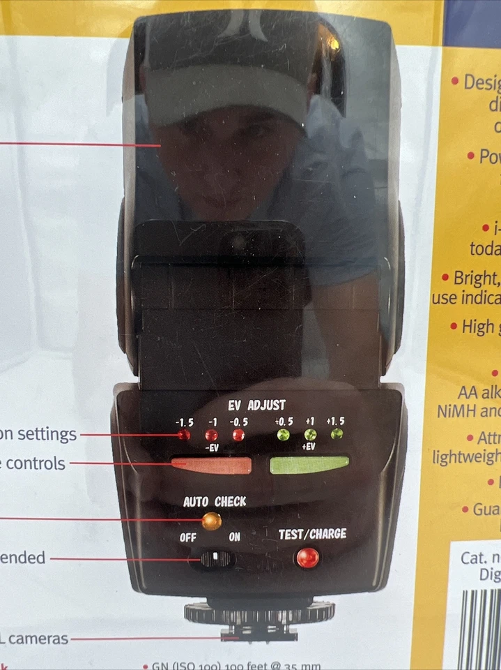 Platinum Plus by Sunpak Digi Flash 2800 for Nikon i-TTL DSLR Camera, NEW, SEALED - Image 3 of 4