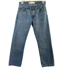 Levi Strauss 505 Jeans Boys Size 14 Reg 26 x 26 Straight Medium Wash Denim