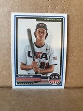 Chandler Hart 2023 Panini Stars & Stripes USA Baseball Optichrome Base Card