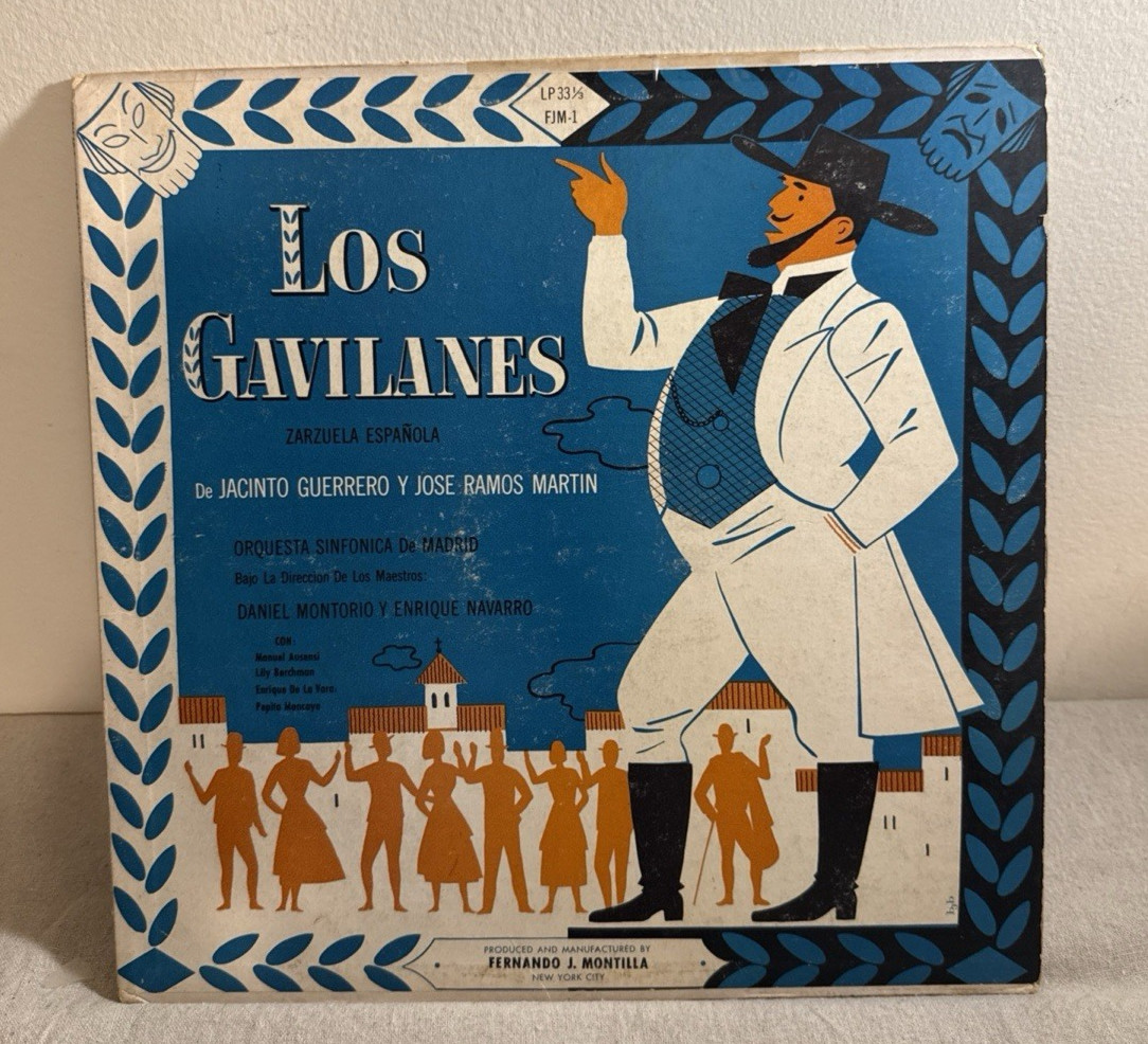 Los Gavilanes Jacinto Guerrero y Jose Martin Vinyl LP Shrink  Zarzuela Espanola