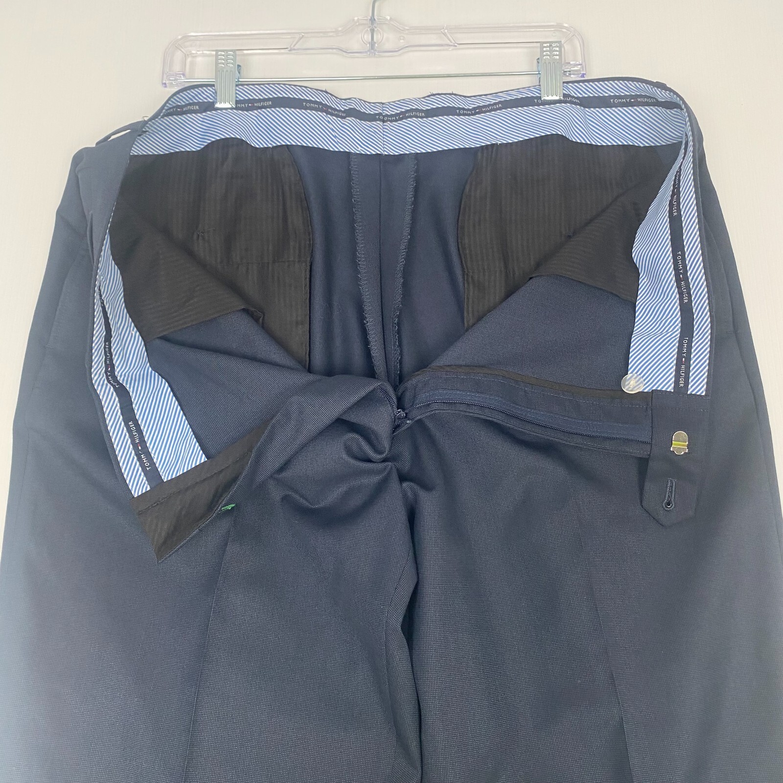 Tommy Hilfiger Blue Dress Pants Men Sz 40/32 Dry Clean 47338 Lightweig Casual thumbnail 19