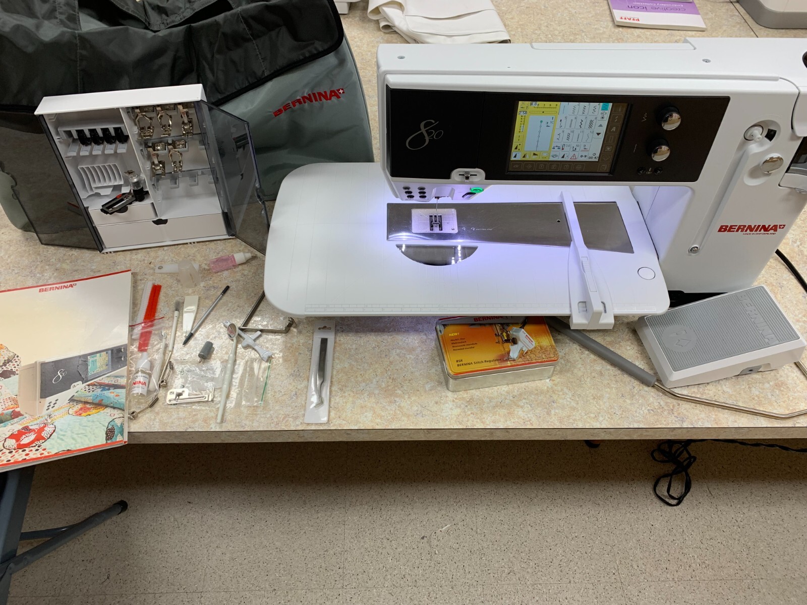 Bernina 820 Sewing / Quilting Machine + BSR Stitch Regulator eBay