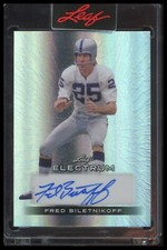 2024 Leaf Electrum - Base Auto Silver - Paint Blast #BA-FB1 Fred Biletnikoff #/3