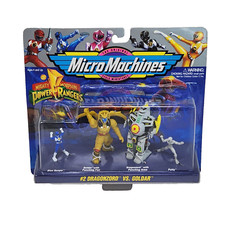 VINTAGE 1994 GALOOB POWER RANGERS MICRO MACHINES  2 DRAGONZORD VS GOLDAR NEW